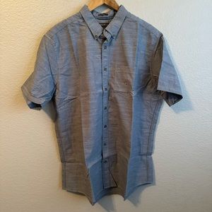 Men’s Eddie Bauer MT Grifton SS Shirt NWT Chambray Button Down Size XL
